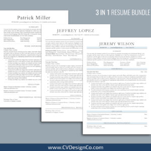 ATS Friendly Resume Templates for MS Word