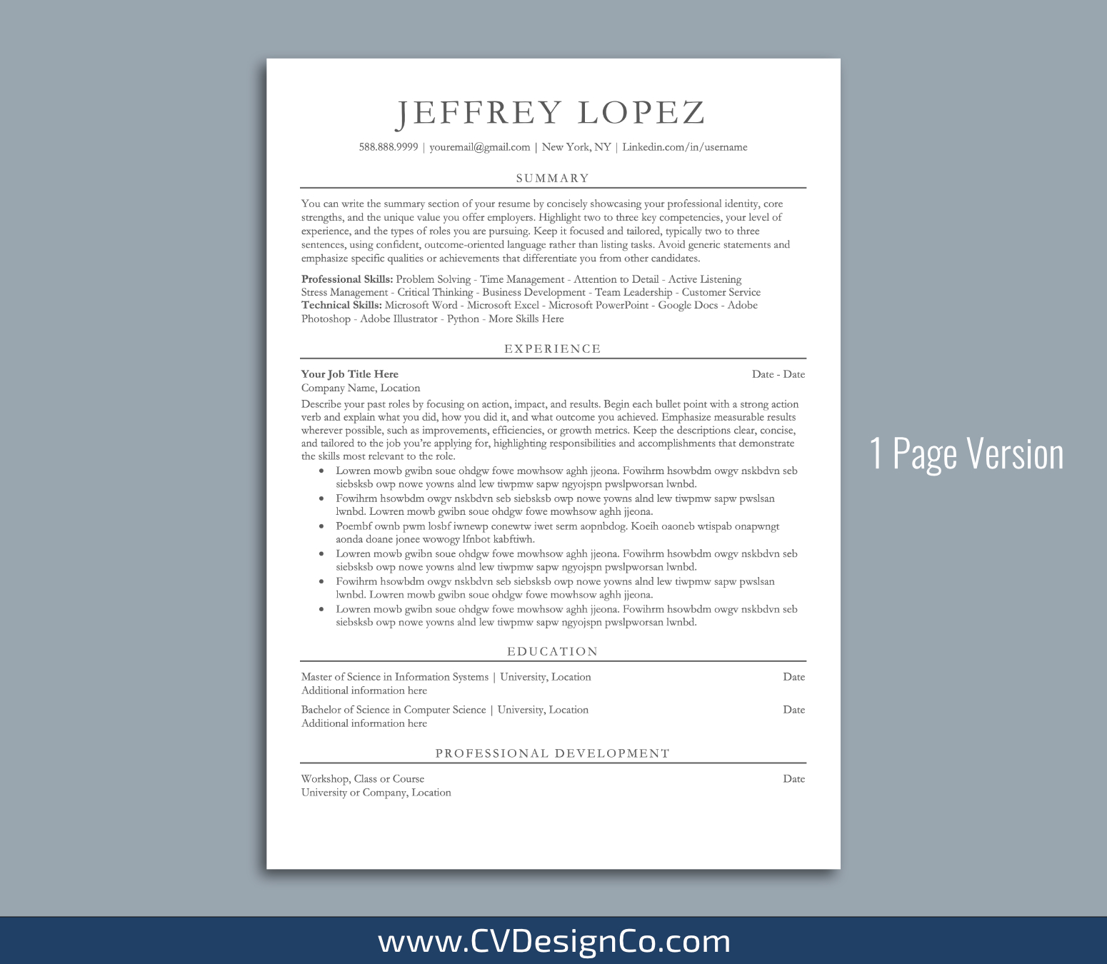 www.cvdesignco.com-ATS Resume Templates for MS Word Images ATS Friendly Resume Templates for MS Word